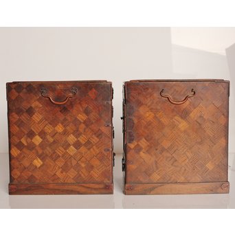 寄木細工分解式文机　T382 