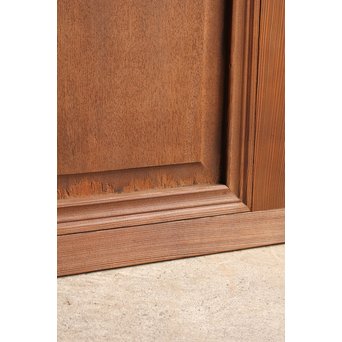 緑と白の色ガラス建具　GD964 