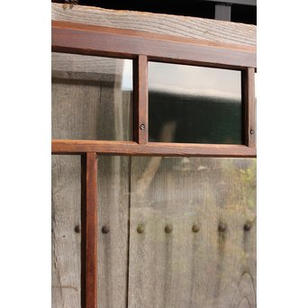 緑と白の色ガラス建具　GD964 