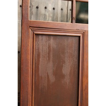 緑と白の色ガラス建具　GD964 