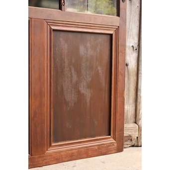 緑と白の色ガラス建具　GD964 