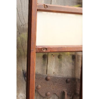 緑と白の色ガラス建具　GD964 