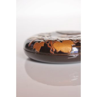 光琳蒔絵　香合　K351 