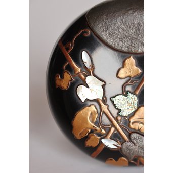 光琳蒔絵　香合　K351 