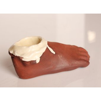 熊倉順吉　小さな足花の器　S2816 