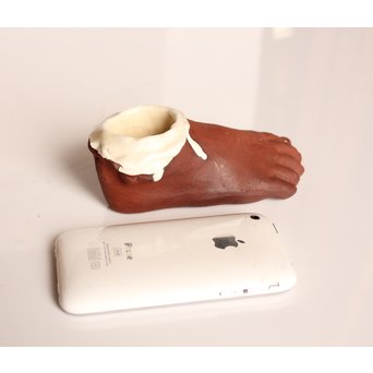 熊倉順吉　小さな足花の器　S2816 