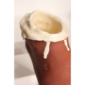 熊倉順吉　小さな足花の器　S2816 