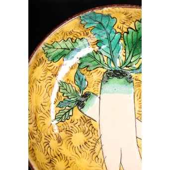 古九谷写　大根図　小皿5客1組　S2818 