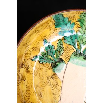 古九谷写　大根図　小皿5客1組　S2818 