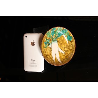 古九谷写　大根図　小皿5客1組　S2818 