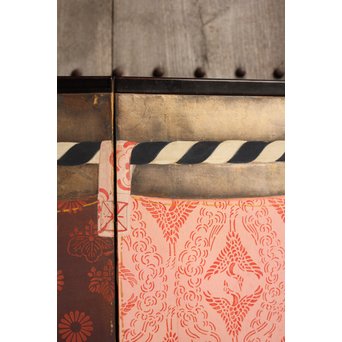 幕の図　八曲屏風　K357 