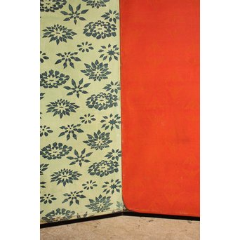 幕の図　八曲屏風　K357 