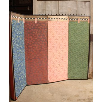 幕の図　八曲屏風　K357 