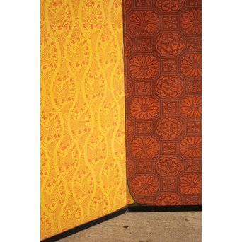 幕の図　八曲屏風　K357 