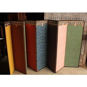 幕の図　八曲屏風　K357 