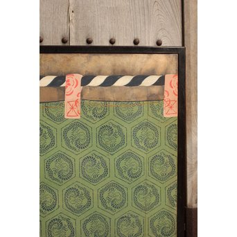 幕の図　八曲屏風　K357 