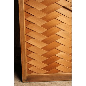 屋久杉と上柾目の松皮菱切り返し建具②　GD967 