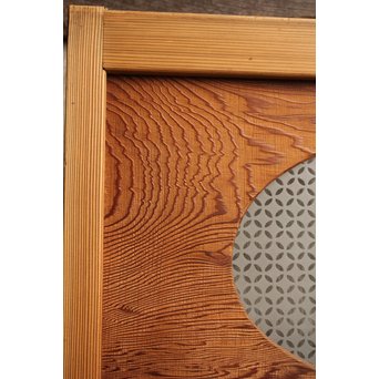 屋久杉と上柾目の松皮菱切り返し建具②　GD967 