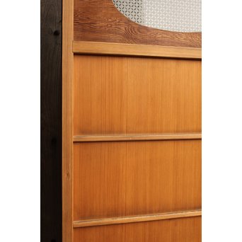 屋久杉と上柾目の松皮菱切り返し建具②　GD967 