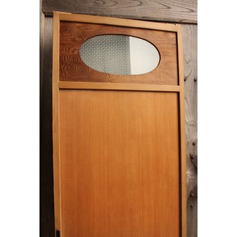 屋久杉と上柾目の松皮菱切り返し建具②　GD967 