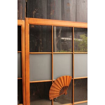 扇子模様中型建具/窓　2枚1組　GD968 
