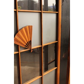 扇子模様中型建具/窓　2枚1組　GD968 