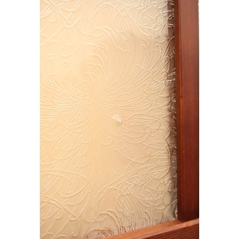 多種細分化升の色ガラス中型建具　2枚1組　GD977 