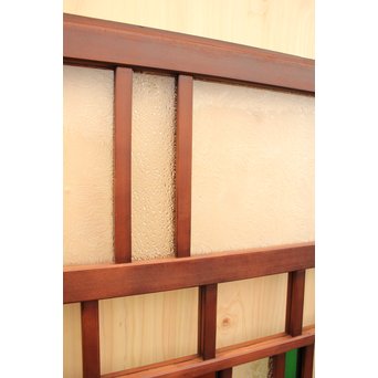 多種細分化升の色ガラス中型建具　2枚1組　GD977 