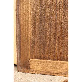 奇デザイン引手のクリアガラス戸　2枚1組　GD982 