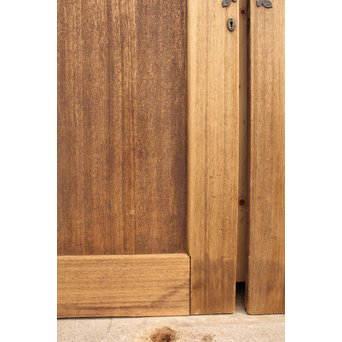 奇デザイン引手のクリアガラス戸　2枚1組　GD982 