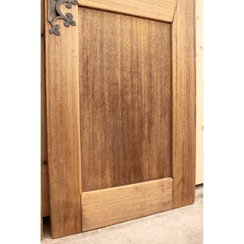 奇デザイン引手のクリアガラス戸　2枚1組　GD982 