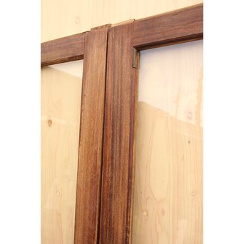 奇デザイン引手のクリアガラス戸　2枚1組　GD982 