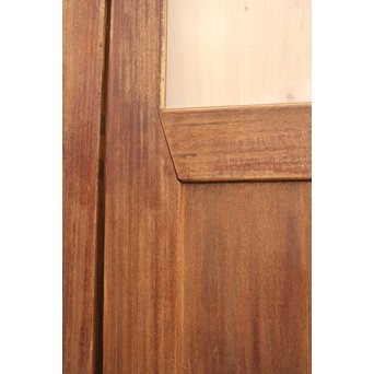 奇デザイン引手のクリアガラス戸　2枚1組　GD982 