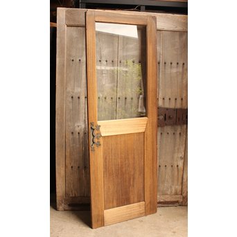 奇デザイン引手のクリアガラス戸　2枚1組　GD982 