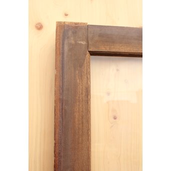 奇デザイン引手のクリアガラス戸　2枚1組　GD982 