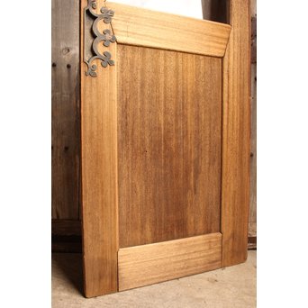 奇デザイン引手のクリアガラス戸　2枚1組　GD982 