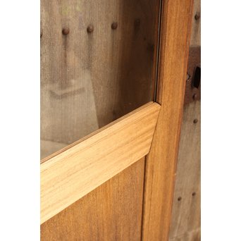 奇デザイン引手のクリアガラス戸　2枚1組　GD982 