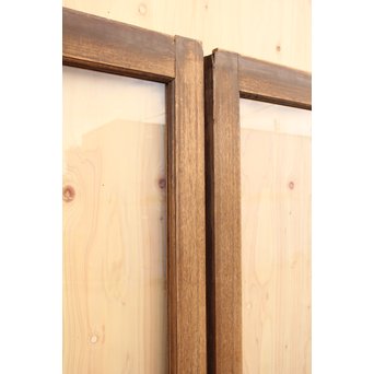 奇デザイン引手のクリアガラス戸　2枚1組　GD982 