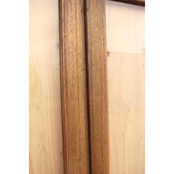 奇デザイン引手のクリアガラス戸　2枚1組　GD982 