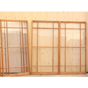 両面使用ゆらゆらガラス建具　4枚1組　GD983Y