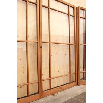 両面使用ゆらゆらガラス建具　4枚1組　GD983Y 