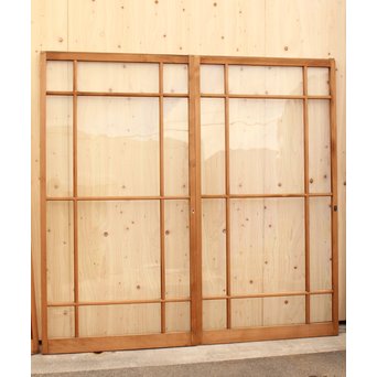 両面使用ゆらゆらガラス建具　4枚1組　GD983Y 