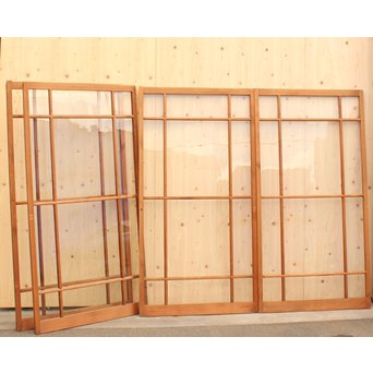 両面使用ゆらゆらガラス建具　4枚1組　GD983Y 