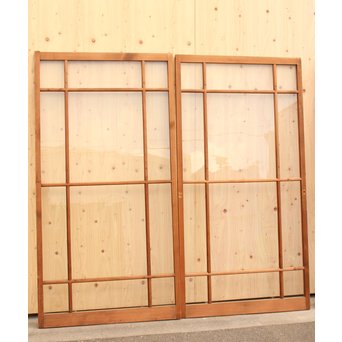 両面使用ゆらゆらガラス建具　4枚1組　GD983Y 