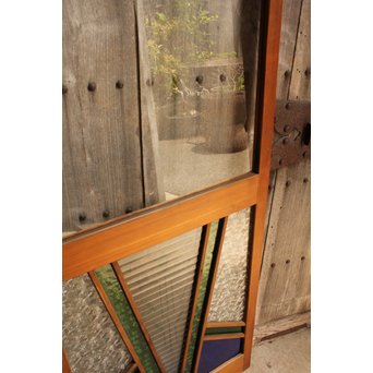 変則カット色ガラス建具　GD987 