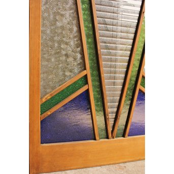 変則カット色ガラス建具　GD987 