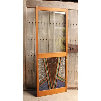 変則カット色ガラス建具　GD987