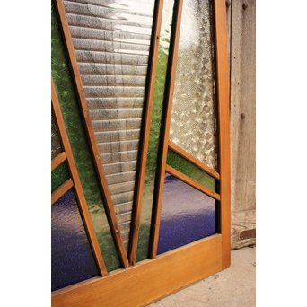 変則カット色ガラス建具　GD987 