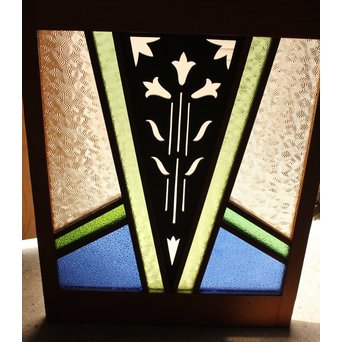 変則カット色ガラス建具　GD987 