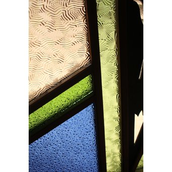 変則カット色ガラス建具　GD987 